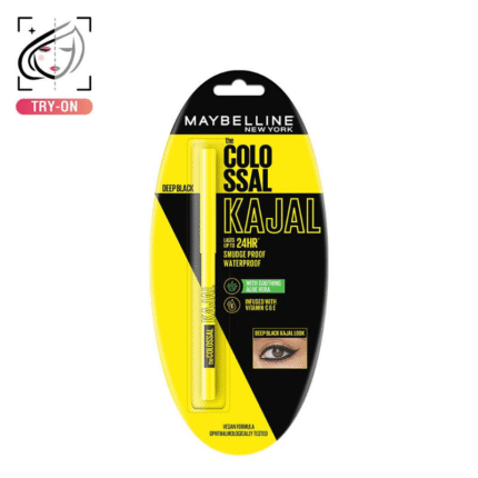 Maybelline New York The Colossal Kajal, Smudgeproof & Waterproof Lasts Up To 24H - Deep Black