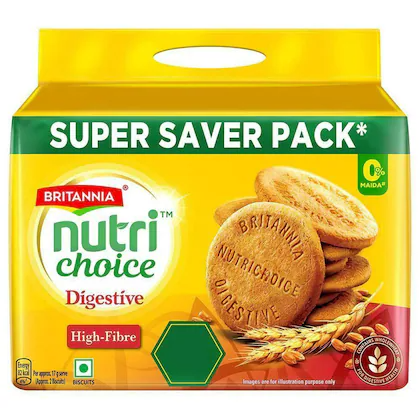Britannia Nutri Choice Hi-Fibre Digestive Biscuits 960 g